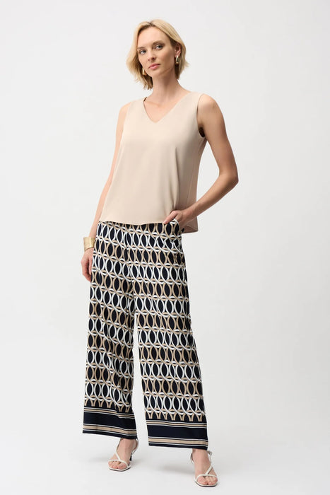 Joseph Ribkoff V-Neck Sleeveless Straight Top 261248
