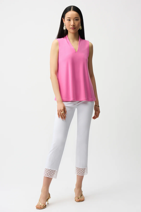 Joseph Ribkoff V-Neck Sleeveless Trapeze Top 261229