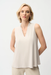 Joseph Ribkoff 261229 Moonstone V-Neck Sleeveless Top
