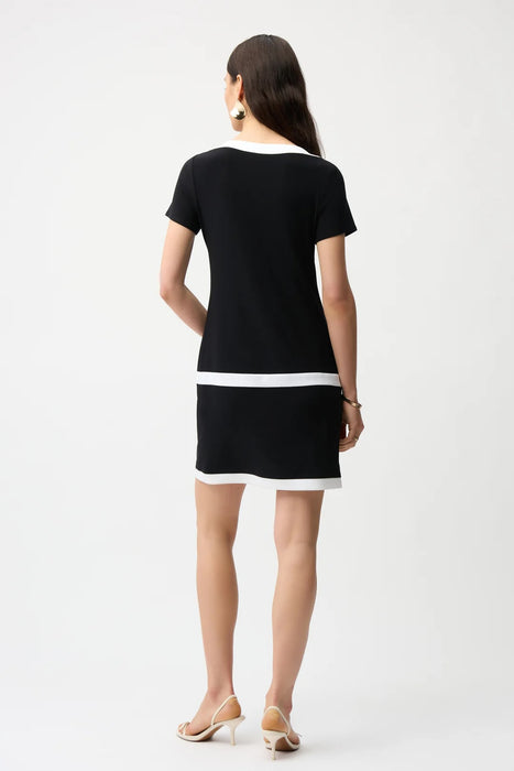 Joseph Ribkoff Color Block Mini Sheath Dress 261091