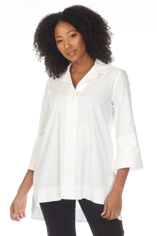 Joseph Ribkoff Button Detail Top Black 223102-11 main image 0