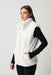 Joseph Ribkoff Style 234903 Vanilla Fuzzy Faux Fur Sleeveless Vest