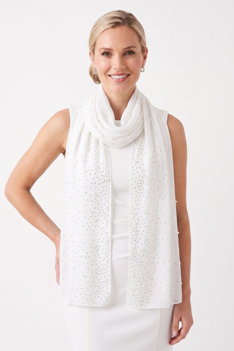 Joseph Ribkoff Lightweight Embellished Scarf 261755