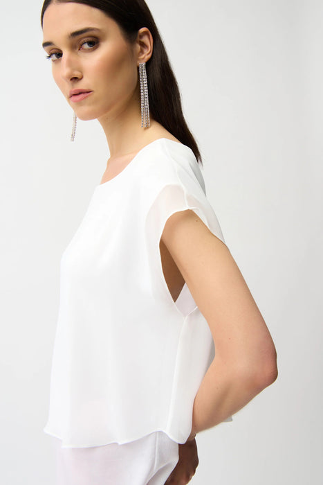 Joseph Ribkoff Lightweight Layered Asymmetric Tunic Top 261028