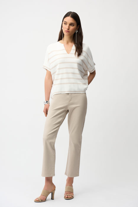 Joseph Ribkoff Striped Dolman Sleeve Sweater Top 261921
