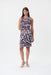 Joseph Ribkoff Style 232225 Vanilla/Multi Floral Print Cutout Detail Sheath Dress