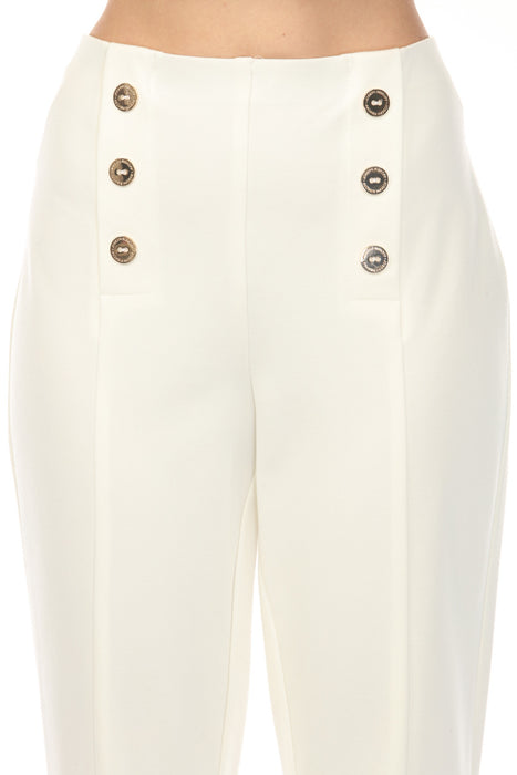 Joseph Ribkoff Vanilla Pull On Sailor Flared Pants 254120