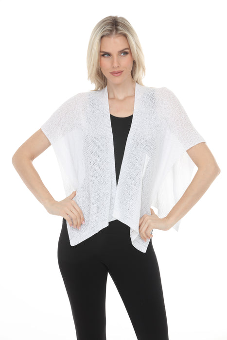 Joseph Ribkoff Vanilla Soft Knit Draped Pull-Through Cover-Up 262965