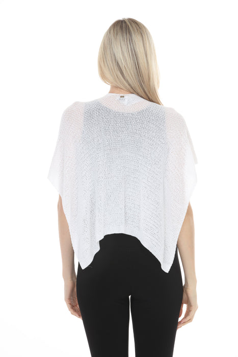 Joseph Ribkoff Vanilla Soft Knit Draped Pull-Through Cover-Up 262965