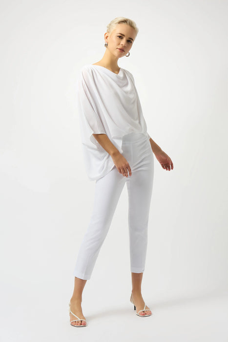 Joseph Ribkoff Textured Jacquard Cropped Pants 251256