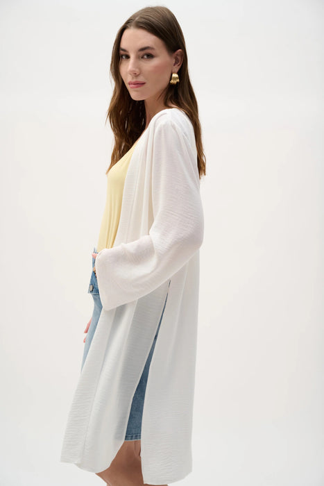 Joseph Ribkoff Vanilla Woven Gauze Cover-Up 262051