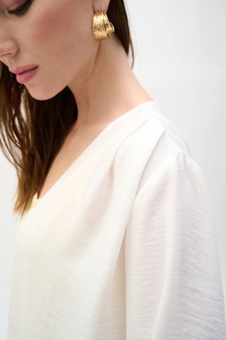 Joseph Ribkoff Vanilla Woven Gauze Cover-Up 262051