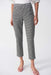 Joseph Ribkoff Style 251220 White/Black Geometric Pull On Cropped Pants