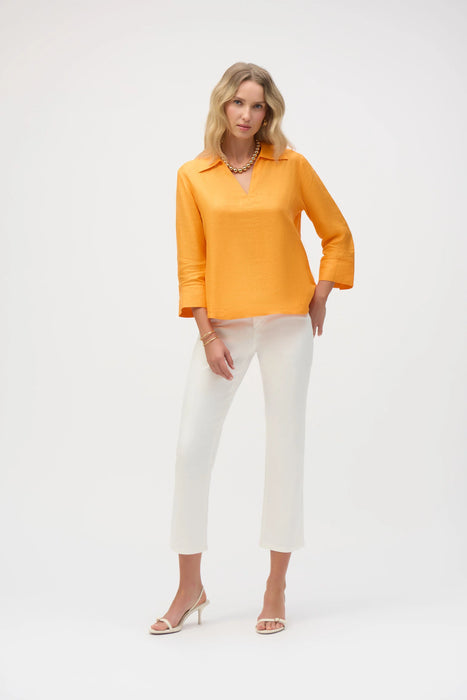 Joseph Ribkoff White Denim Classic Cropped Flared Jeans 252926X