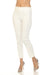 Joseph Ribkoff Style 231118 White Textured Pull On Straight Cropped Pants