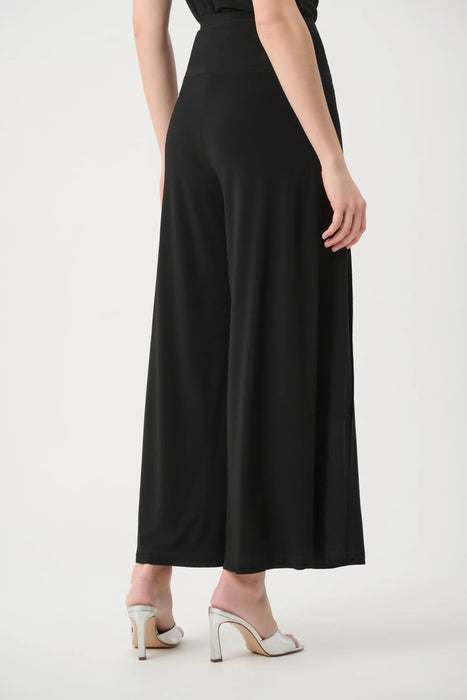 Joseph Ribkoff Mesh Insert Pull-On Wide Leg Pants 261277