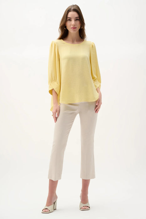 Joseph Ribkoff Woven Pull-On Cropped Flare Pants 262242