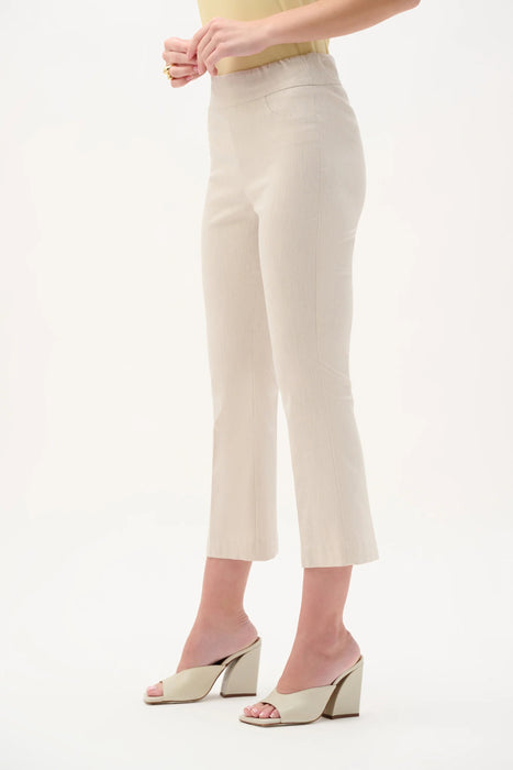 Joseph Ribkoff Woven Pull-On Cropped Flare Pants 262242