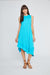 Neon Buddha Style 12178 Gulf Avalon Sleeveless Tiered Asymmetric Midi Dress