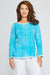 Neon Buddha Style 12156 Gulf Boat Neck Burnout Long Sleeve Pullover Top