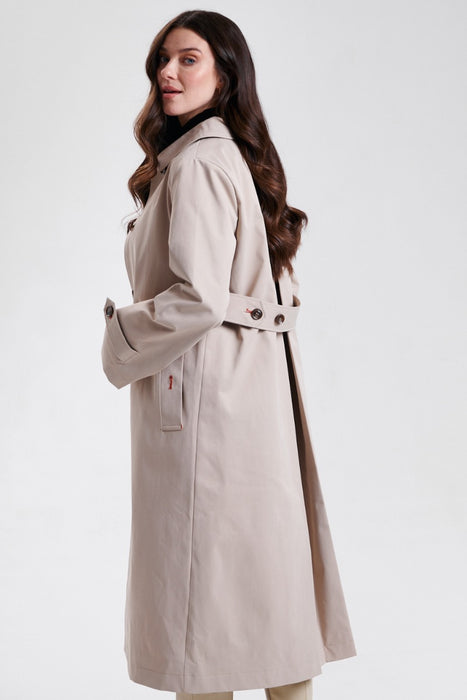 Nikki Jones Birch Twill Long Sleeves Trench Coat 8009-397