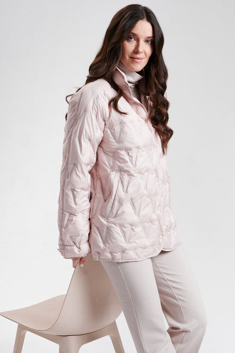 Nikki Jones Lightweight Diamond Quilted Puffer Jacket 8134-609