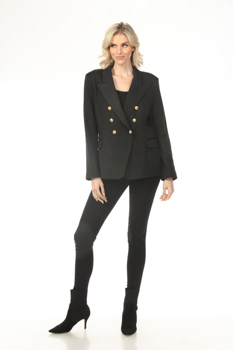 OO LA LA Black Gold Double Breast Lurex Blazer M5107