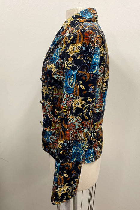 OO LA LA Multi Etro Double Breasted Blazer Jacket M9219