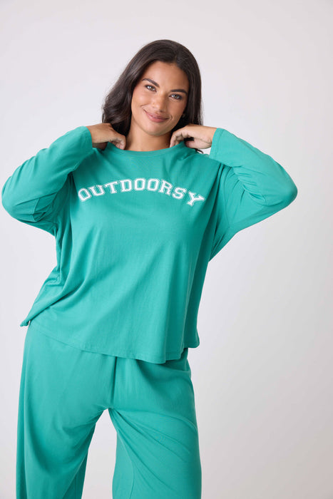 PJ Salvage Clover Cotton Lounge Set Plus Size RPCYST