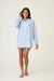 PJ Salvage Bright Blue Dainty Daisy Long Sleeve Nightshirt RSDDNS