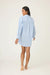 PJ Salvage Bright Blue Dainty Daisy Long Sleeve Nightshirt RSDDNS