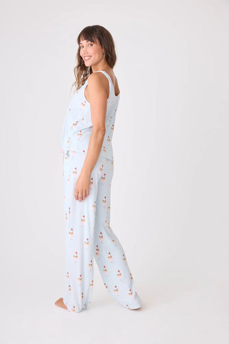 PJ Salvage Blue Mist Sundae Best Open Leg Pajama Pants RTSUP1