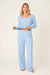PJ Salvage Blue Dream More Amour Pointelle Open Leg Pant RWMOP2