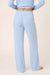 PJ Salvage Blue Dream More Amour Pointelle Open Leg Pant RWMOP2