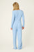 PJ Salvage Blue Dream More Amour Pointelle Pajama Set RWMOLS2/RWMOP2