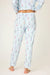 PJ Salvage Blue Haze Doggone Cold Dog Print Pointelle Banded Pants RUDCP