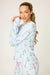 PJ Salvage Blue Haze Doggone Cold Dog Print Pointelle Long Sleeve Top RUDCLS