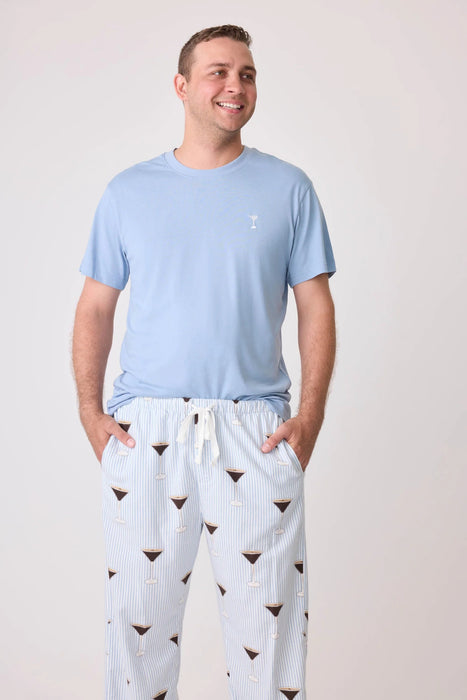 PJ Salvage Bluestone His & Hers Happy New Year Mens Pajama Set RRMHNPJ