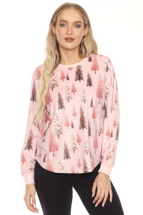 PJ Salvage Blush Happy By Nature Long Sleeve Top RFHNLS1