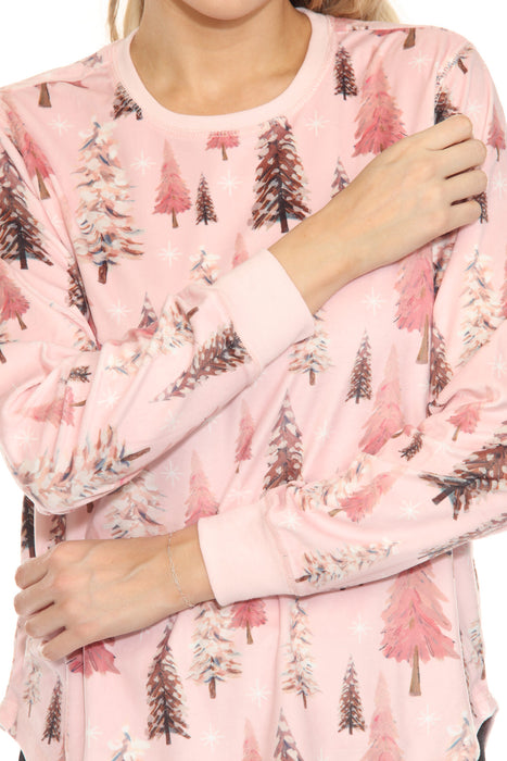 PJ Salvage Blush Happy By Nature Long Sleeve Top RFHNLS1