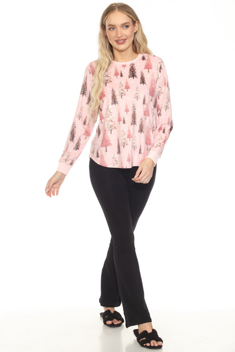 PJ Salvage Blush Happy By Nature Long Sleeve Top RFHNLS1