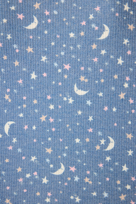 PJ Salvage Boyfriend Boxer Moon & Stars PJ Short Set RWBXST