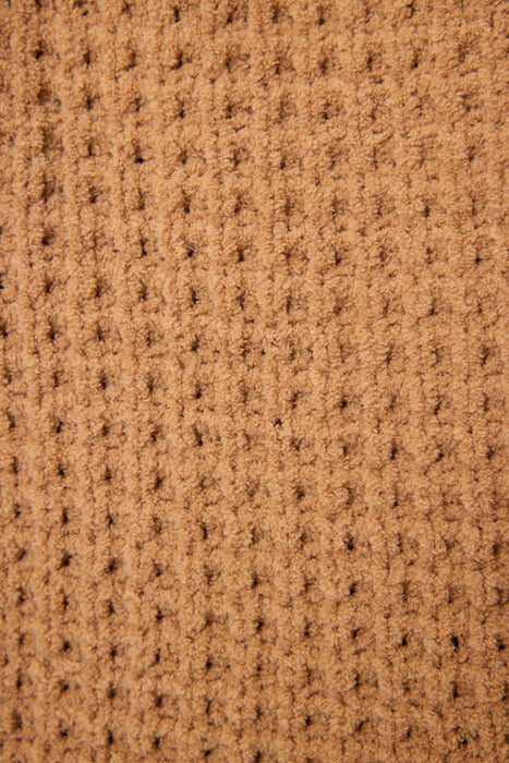 PJ Salvage Chenille Waffle Beanie RUCWBE- CARAMEL
