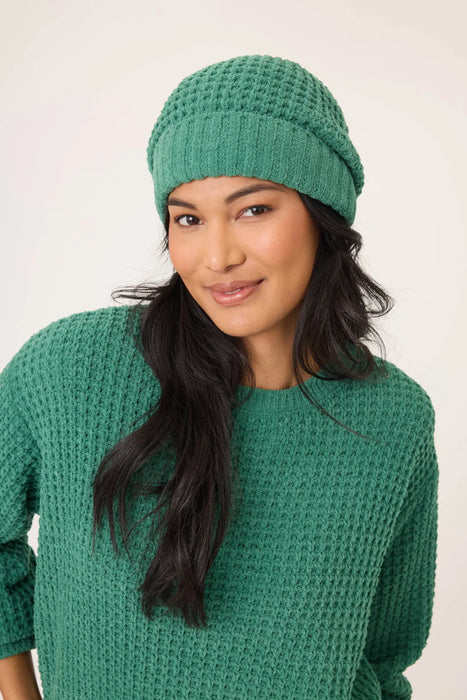 PJ Salvage Chenille Waffle Beanie RUCWBE- FOREST