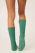 PJ Salvage Chenille Waffle Crew Socks RUCWFX