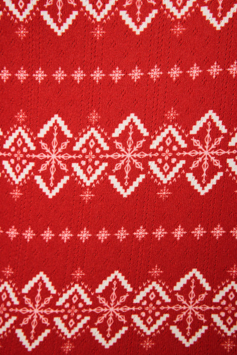 PJ Salvage Crazy For The Holidays Fairisle Print Pajama Set RVCFLS/RVCFP
