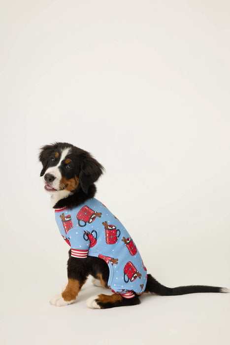 PJ Salvage Denim Blue Hug In A Mug Dog Sweater RQHIDG
