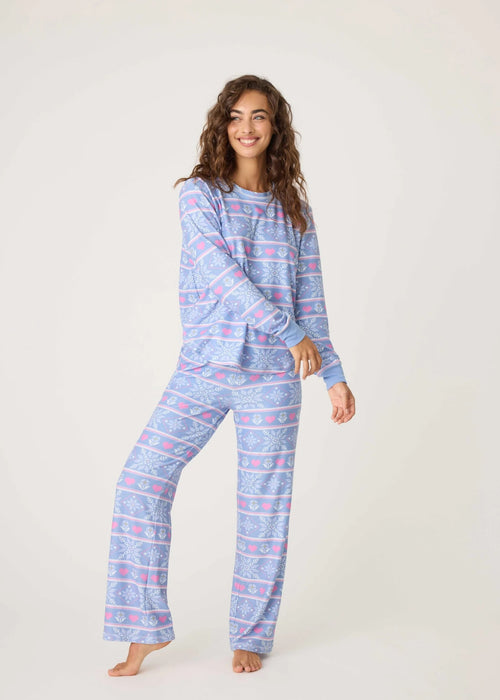 PJ Salvage Denim Mountain Bound Pajama Set RPMBST3