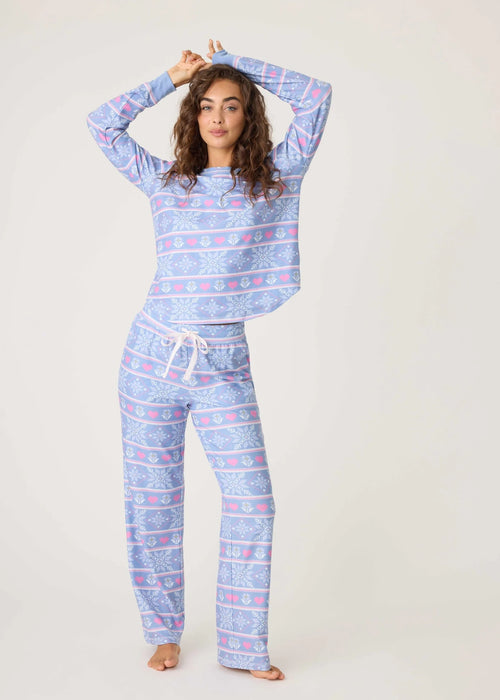 PJ Salvage Denim Mountain Bound Pajama Set RPMBST3