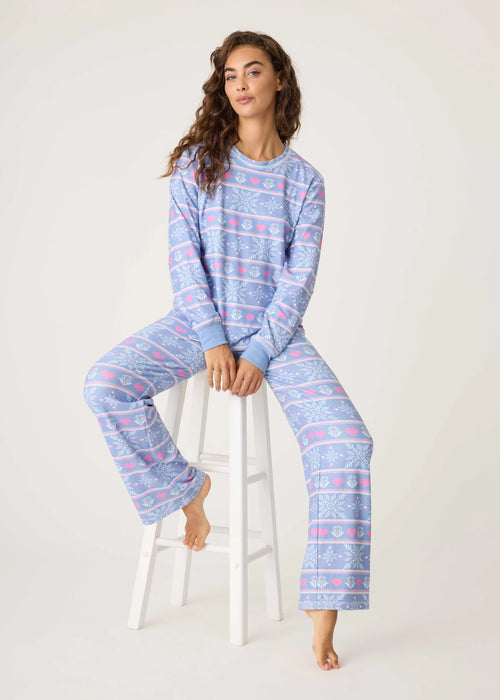 PJ Salvage Denim Mountain Bound Pajama Set RPMBST3